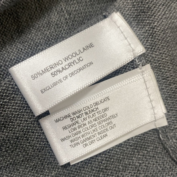 Cutter & Buck Douglas Mens V-neck Vest Merino Wool Blend Gray Size XL - Picture 8 of 10